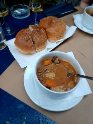 Soup of the day at Mayka in Belgrade