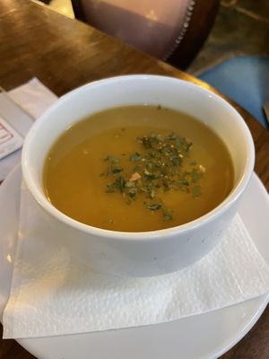 Potaz Zucchini soup  at Mayka in Belgrade