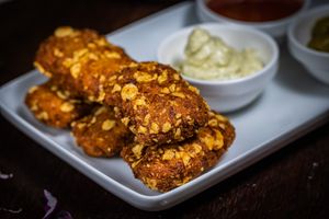 Vegan Nuggets at Mayka in Belgrade