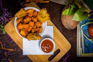 Vegan Fish&Chips at Mayka in Belgrade