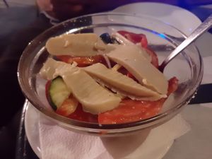 Serbian salad at Mayka in Belgrade