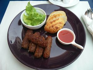 ";Serbian Touch"; meal at Mayka in Belgrade