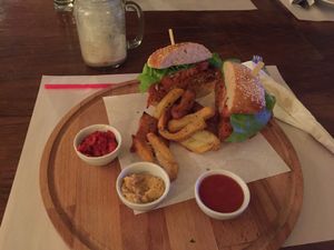 Big Mac burger at Mayka in Belgrade