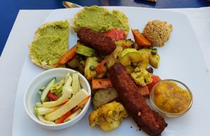 Mixed platter at Mayka in Belgrade