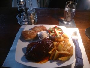 'Belgrad/Barbrcue Steak' course (Saitan) at Mayka in Belgrade