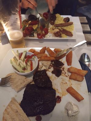 Belgrad vegan steak and vegan cevapcici at Mayka in Belgrade