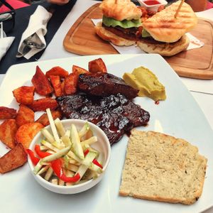 Steak & burger at Mayka in Belgrade