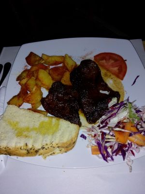 Belgrade seitan stake at Mayka in Belgrade