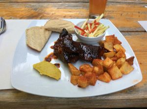 Possibly the best vegan steak ever! at Mayka in Belgrade