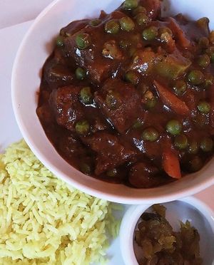 Vegetarian Chicken TikkaMasala at Mayka in Belgrade