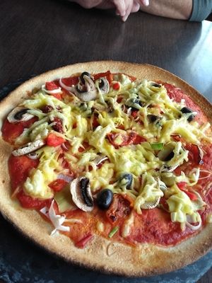 pizza at Cafe Sia in Isle Of Skye