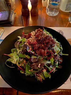 Salad  at Nice n Easy in Mykonos