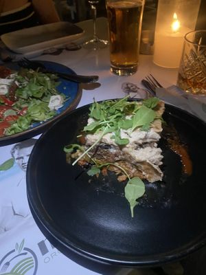  Vegan moussaka   at Nice n Easy in Mykonos