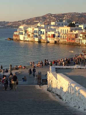 More great views at Nice n Easy in Mykonos