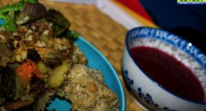 Organic Russet Potatoes Field Mix  Yellow Koku Rice Beet Soup
 at Organic Garden  in Atlanta