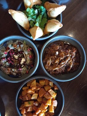Vegan Meze dishes at Maqam Al Sultan in Larnaca