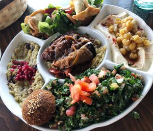 Vegan Meze at Maqam Al Sultan in Larnaca