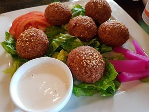 Best falafel in the whole world at Maqam Al Sultan in Larnaca