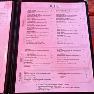   at UCHU Sushi in Portland