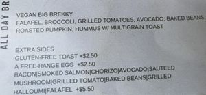  Vegan big brekky at 6 Nutrition in Frankston