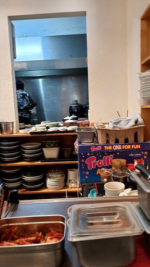 Interior of location - view towards the kitchen at Il Sang - 일상 in Seoul