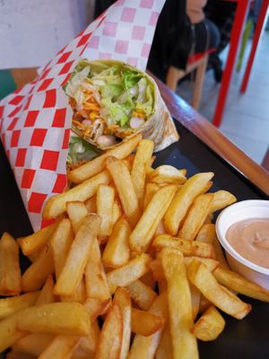 Mexican wrap  at Bioloco in Gran Canaria