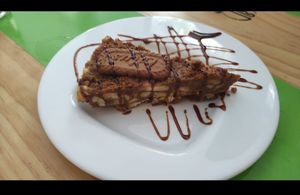 Tarta de lotus at Bioloco in Gran Canaria