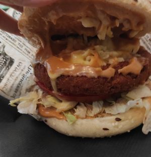 Hamburguesa at Bioloco in Gran Canaria