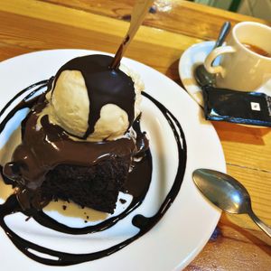 Brownie-Ice-cream-Combo  at Bioloco in Gran Canaria