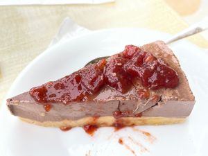 Take away cheescake that melted A bit in the Car on my Way Home   at Bioloco in Gran Canaria