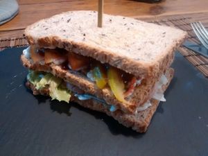 Club sandwich at Bioloco in Gran Canaria