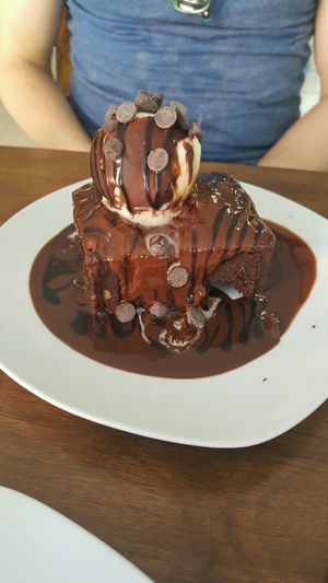 brownie at Bioloco in Gran Canaria
