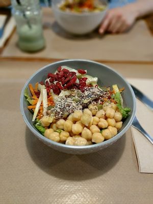 salad equilibrio at Bioloco in Gran Canaria
