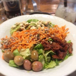 Salad at Bioloco in Gran Canaria