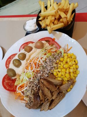 vegan power salad at Bioloco in Gran Canaria