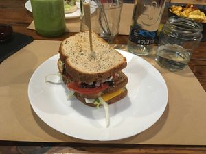 Club sandwich at Bioloco in Gran Canaria