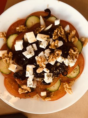 Greek salad at Bioloco in Gran Canaria