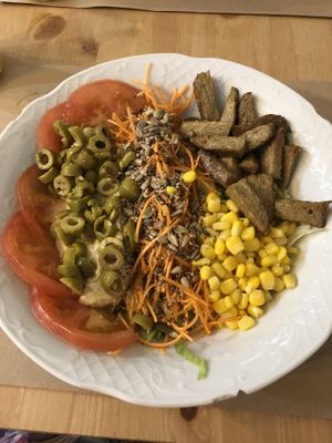 Seitan at Bioloco in Gran Canaria