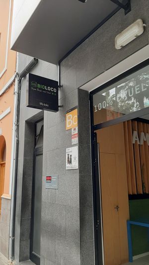 Sign at Bioloco in Gran Canaria