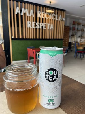 Ice tea  at Bioloco in Gran Canaria