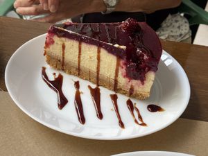 Cheesecake at Bioloco in Gran Canaria