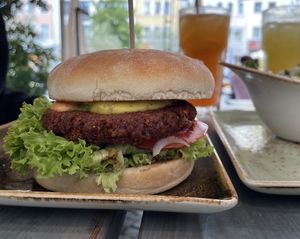 "Peas Queen Burger“  at Hans im Glück in Koblenz
