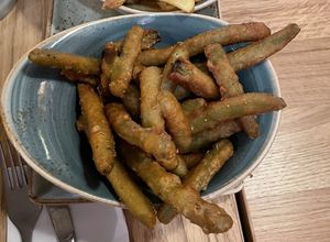 Tempura Beans  at Hans im Glück in Koblenz