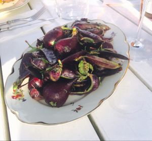 beets & beans salad  at Hornuddens Tradgard in Straengnaes