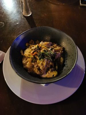 Risotto at Fairmont Le Chateau Montebello in Montebello