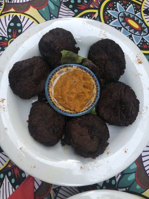 Accras banane plantain at La Tour de Touré in Montpellier