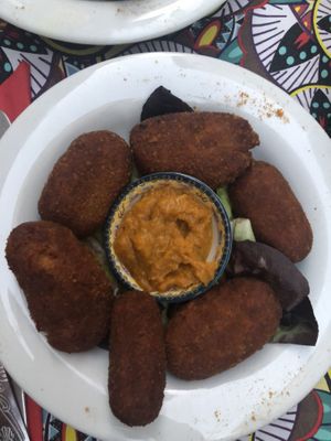 Accras de patates douces at La Tour de Touré in Montpellier