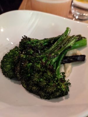 That puree underneath the charred Broc lifts this to a whole new level at Yellow in Sydney