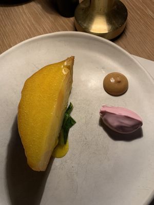 Last course -so much food!  at Yellow in Sydney