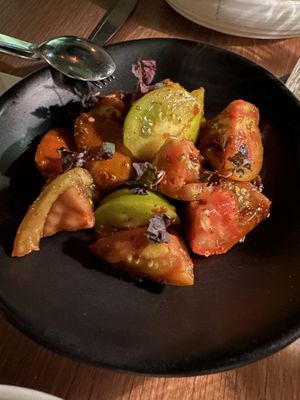 Tomato salad  #Veganuary at Yellow in Sydney